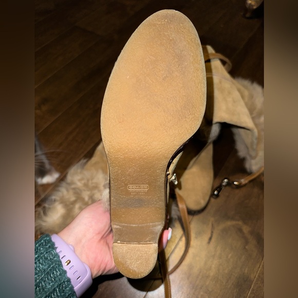 Coach, Size 8, Brown and Tan - Picture 3 of 4